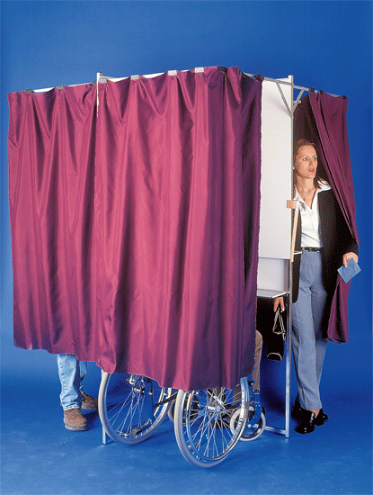 ISOLOIR DE VOTE 3 PLACES